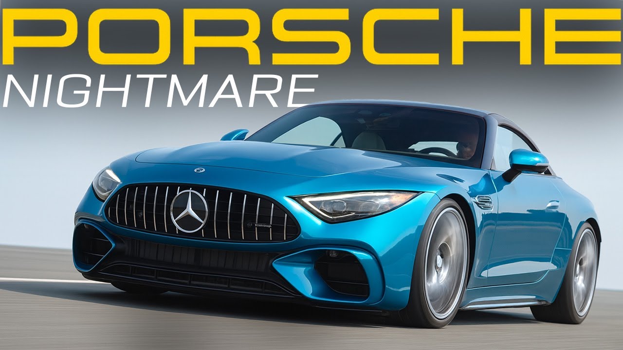 RIP Porsche 911 Cab– The 2026 Mercedes SL55 AMG Roadster Is the One to Get! Review