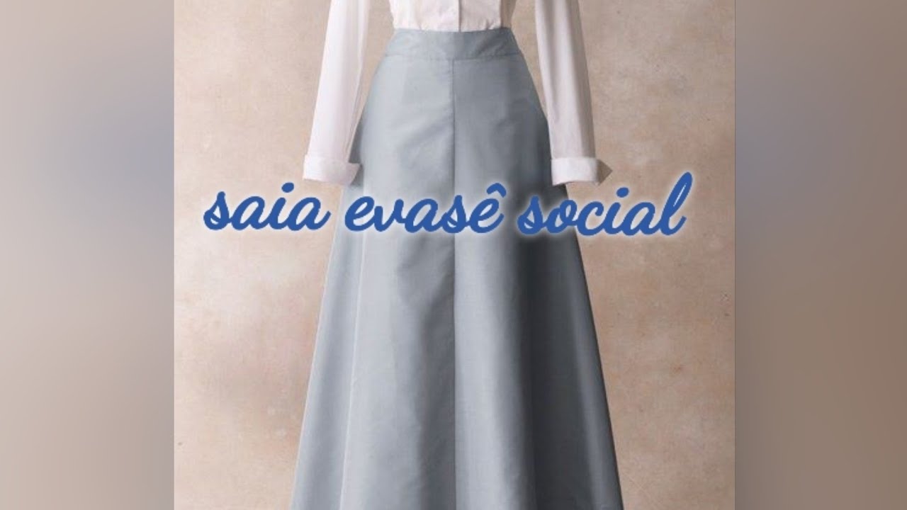 molde - 2) saia evasê social