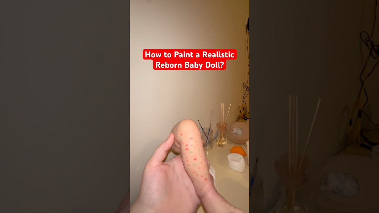She Looks So Real! 😱 Reborn Baby Full Painting Process | Hyper Realistic Doll #rebornbaby