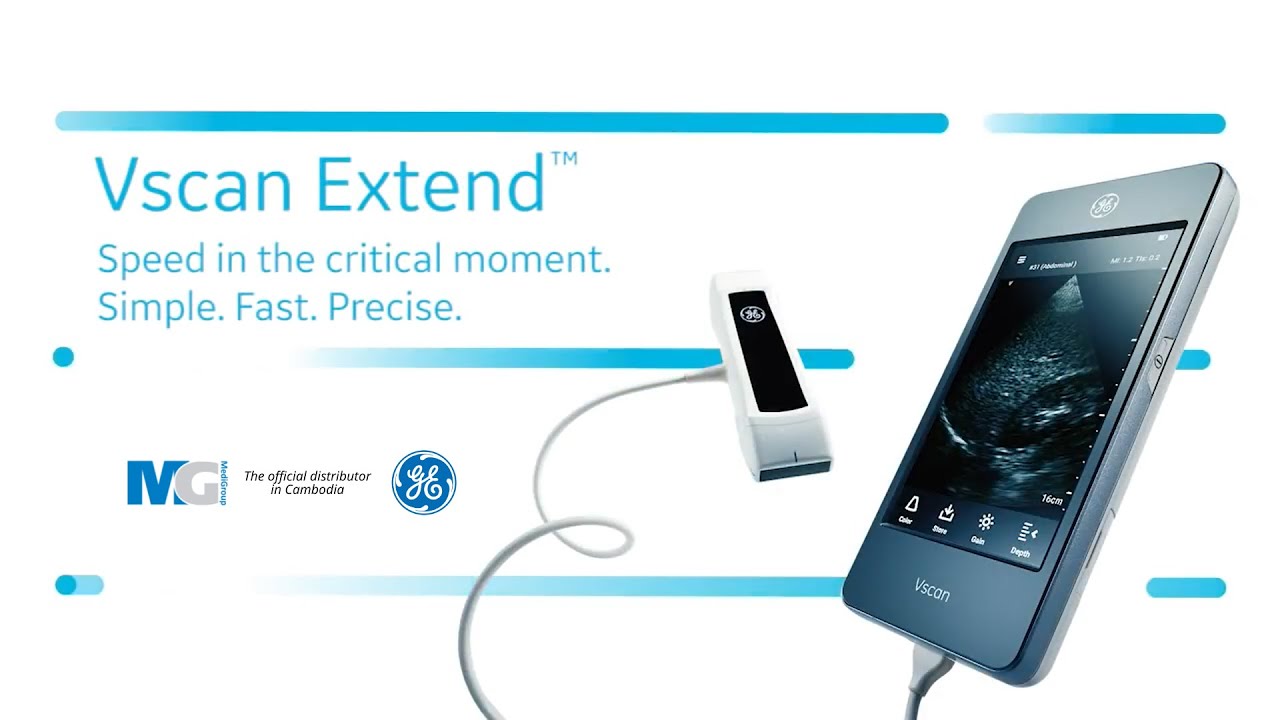 MediGroup Cambodia I Vscan Extend&trade; handheld, pocket-sized ultrasound - GE Healthcare