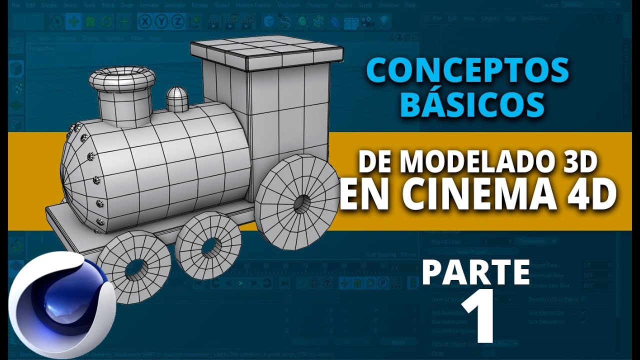 Conceptos básicos de modelado en Cinema4D ::: Parte 1