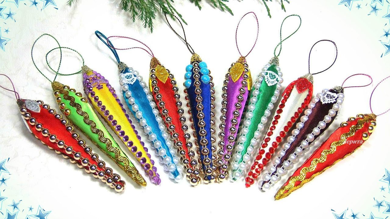 Ёлочная игрушка своими руками  мк / diy christmas ornaments