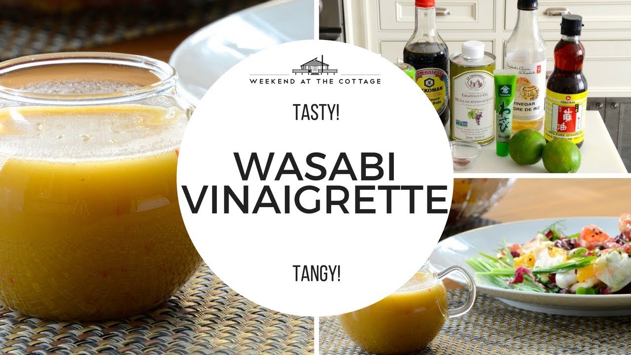 1-Minute Video! WASABI VINAIGRETTE | Easy! Tasty!