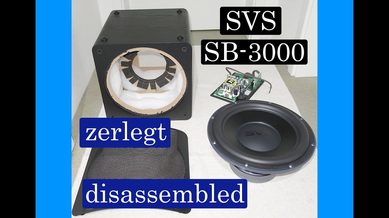 SVS SB-3000 - zerlegt - disassembled