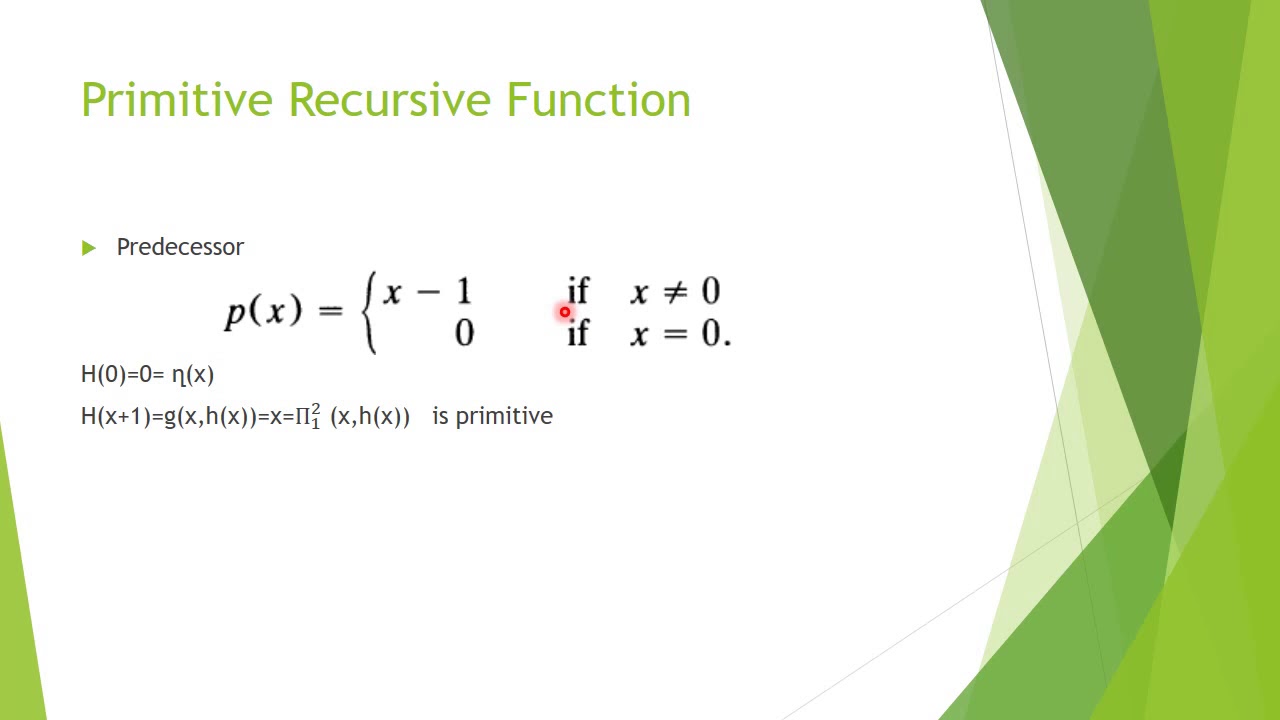 primitive recursive function part2