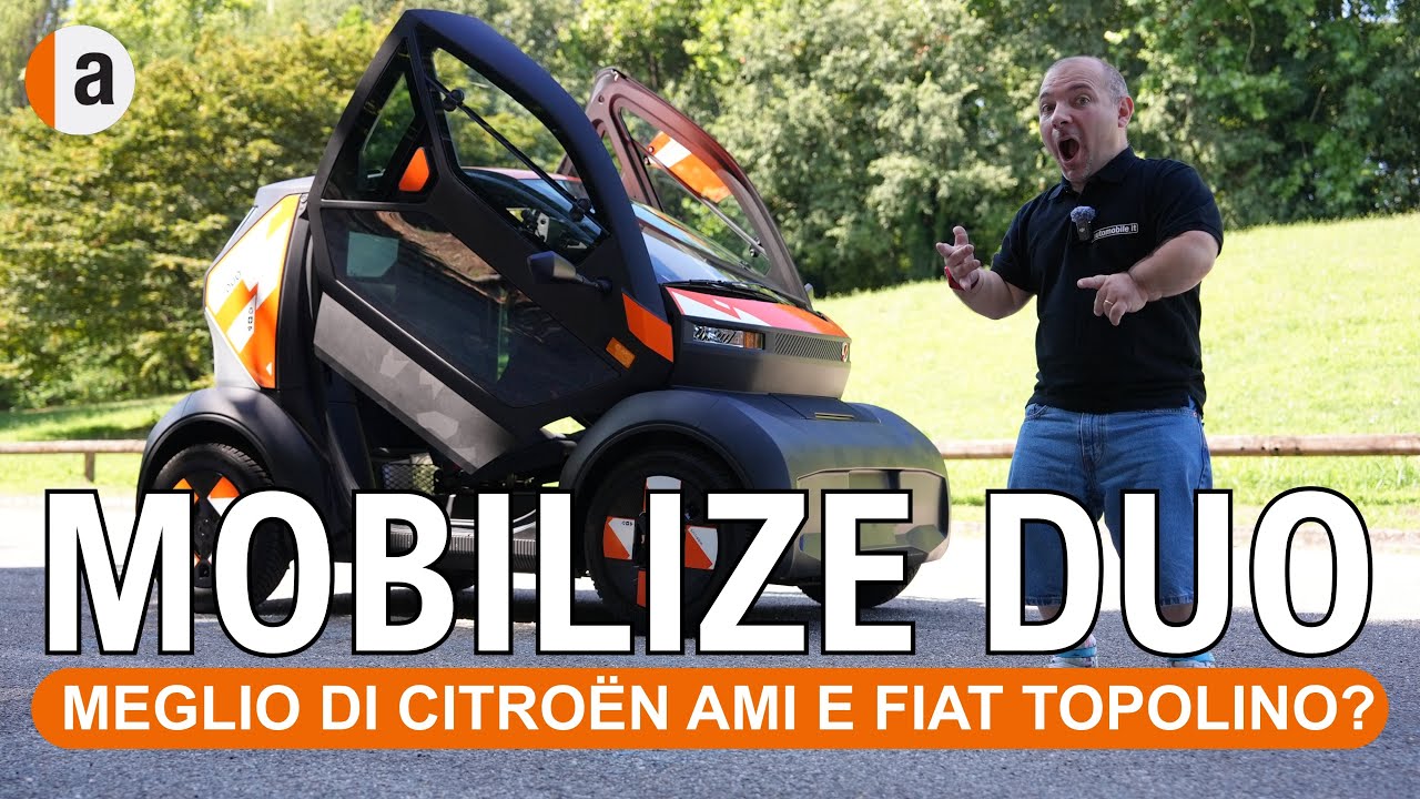Mobilize Duo 2025 | La MICROCAR definitiva per la CITTÀ? Tutto sulla RENAULT TWIZY 