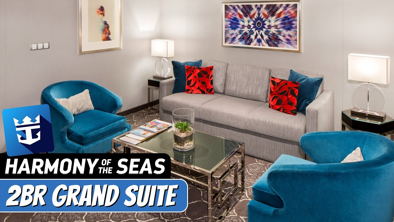 Harmony of the Seas | Grand Suite — 2 спальни. Полный обзор и обзор в формате 4K | Royal Caribbea...