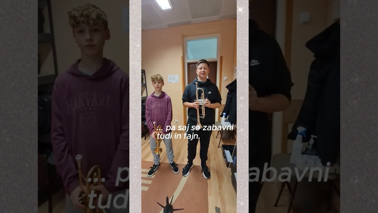 Max in Luka, trobenta, VPIŠI SE v #glasbenašolatrbovljejezakon 2024/25