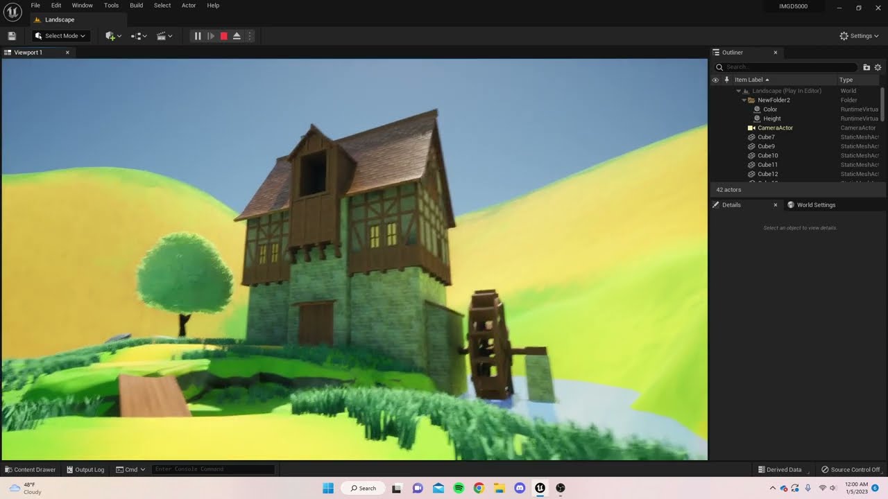 Unreal Engine 5 Stylized Environment
