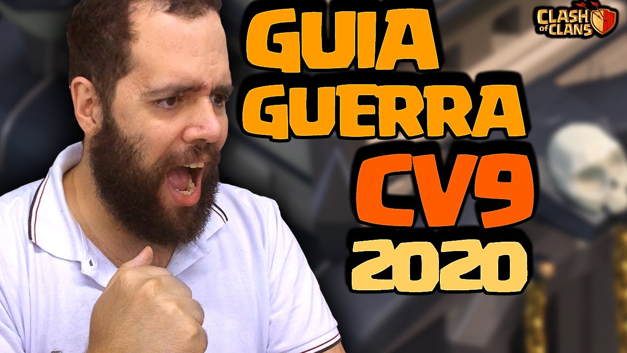 ATUALIZADO! NOVO GUIA COMPLETO CV9 NA GUERRA CLASH OF CLANS [3 estrelas cv9 guerra clash of clans]
