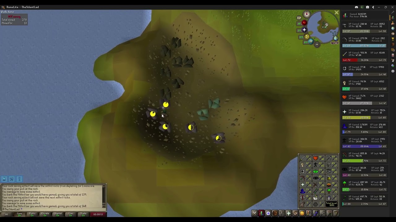 Old School Runescape EP15 - GM - Mining for arrowheads