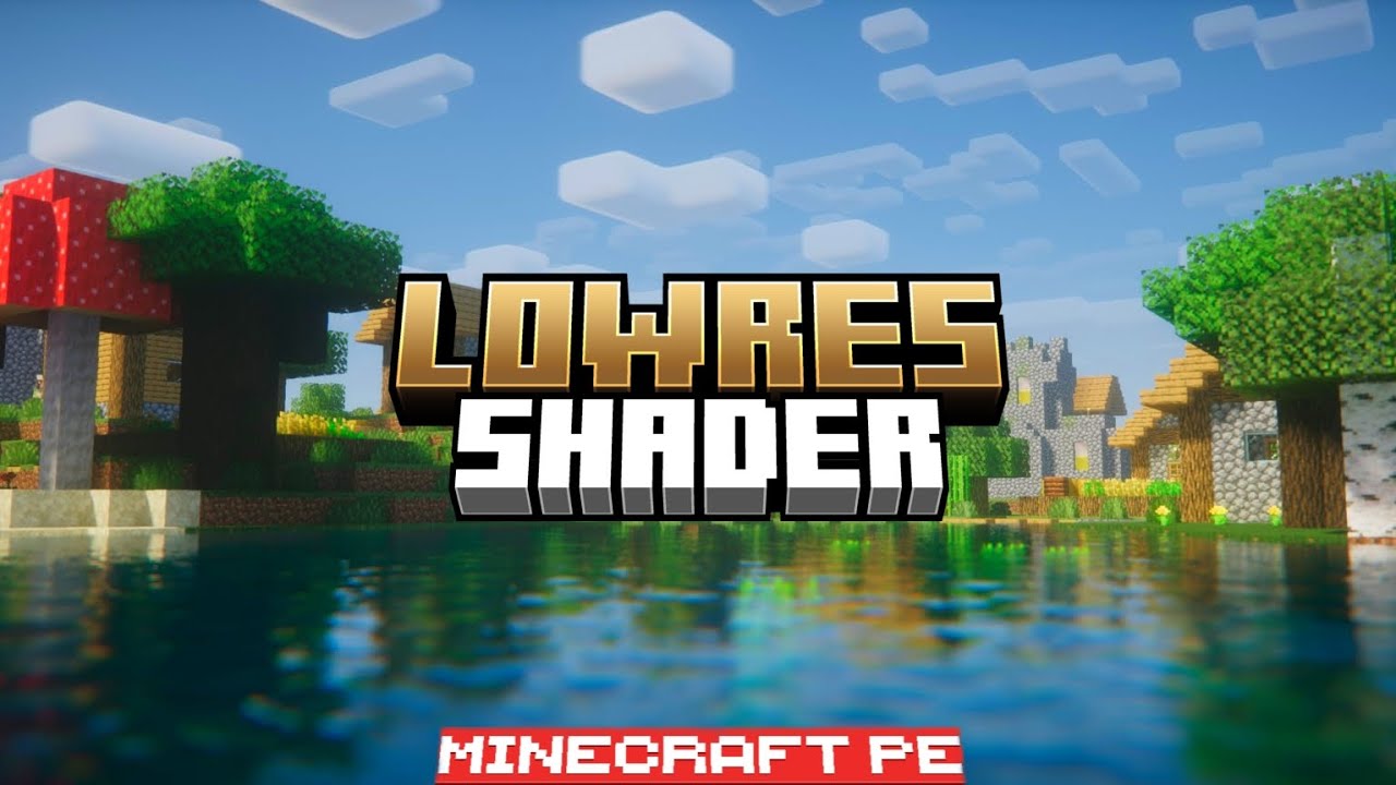✨NEWBX LOWRES SHADER for BEDROCK | MINECRAFT PE +1.21 #shaders