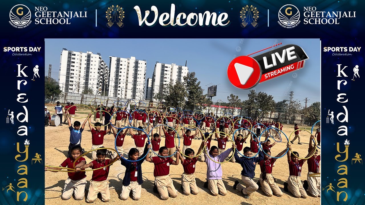 NGS Sports Day Celebration - 2024 | Live On 21st, Dec At 09:00 AM Onwards | Neo Geetanjali Schools