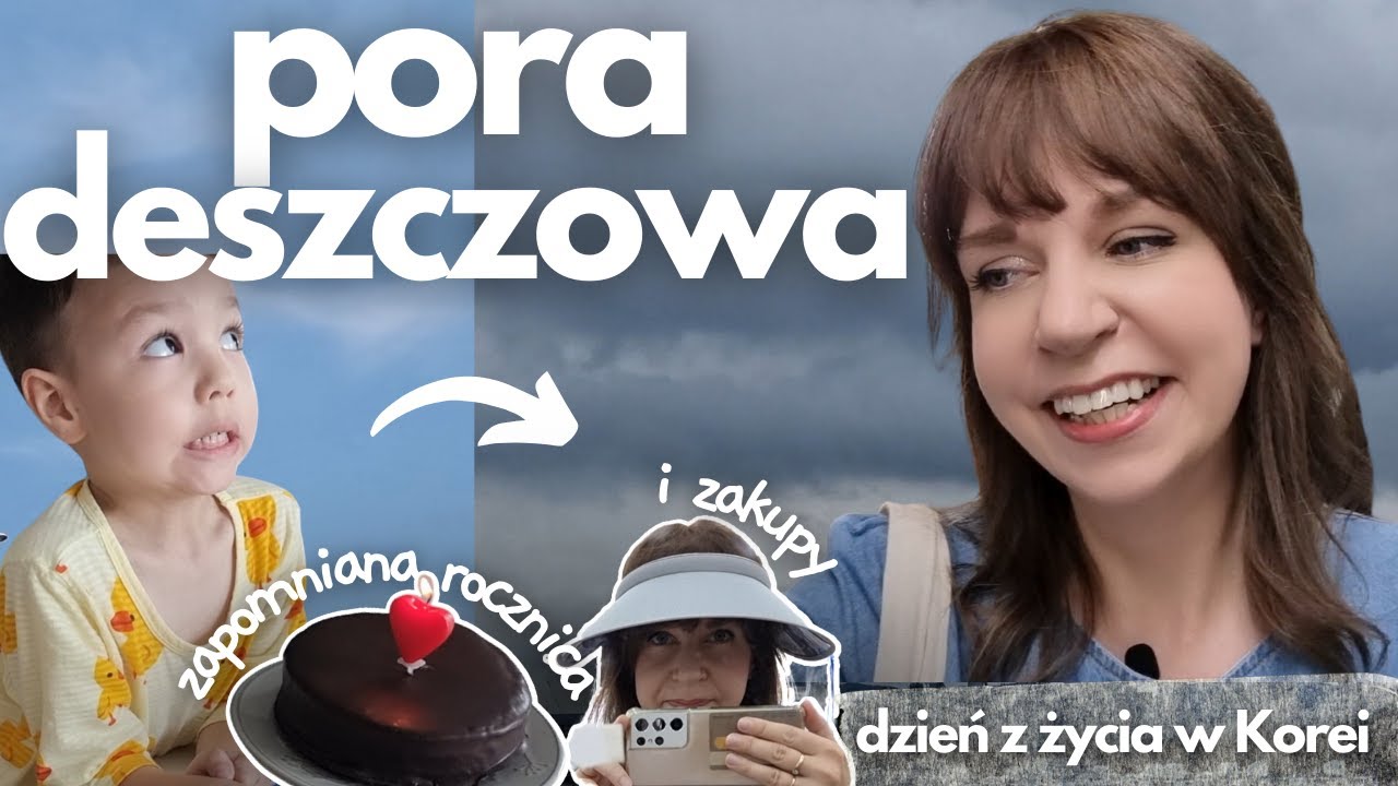 Pora deszczowa, zapomniana rocznica i zakupy - dzień z życia w Korei - Pierogi z Kimchi