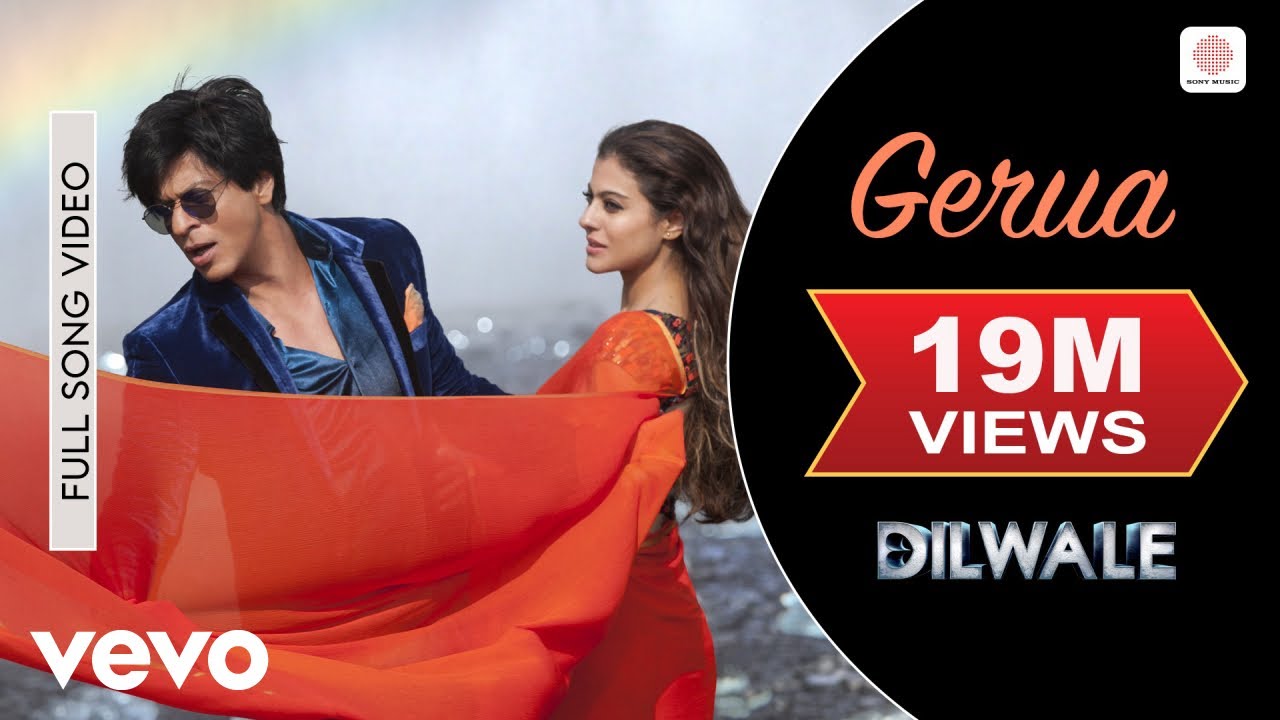 Gerua Full Video - Dilwale|Shah Rukh Khan|Kajol|Arijit Singh, Antara Mitra|Pritam|Rohit S