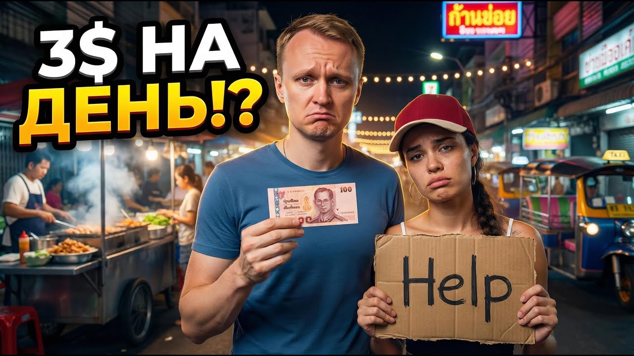 ВЫЖИВАНИЕ В БАНГКОКЕ на 100 БАТ!