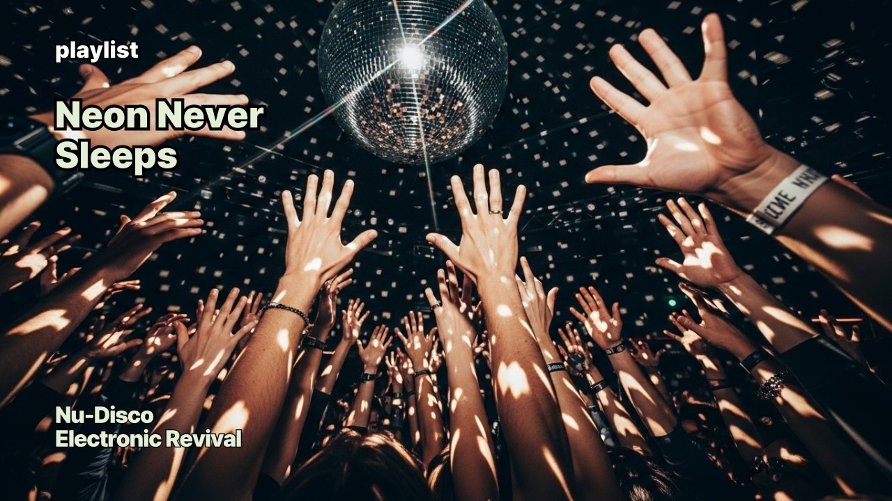 🎧Nu-Disco/Electronic Revival🎧 Title: “Neon Never Sleeps”🎵disco guitar stabs, retro synths,🎵