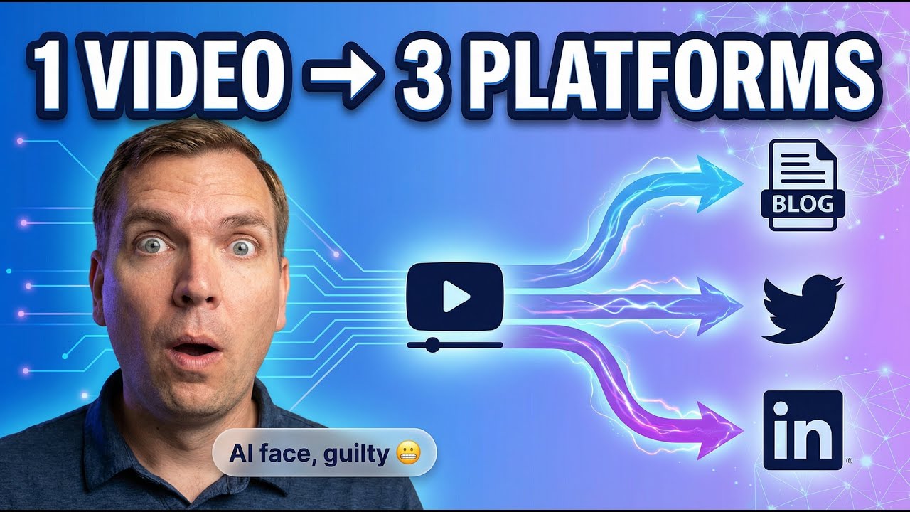 I Turn 1 Video Into 3 Platforms in 30 Seconds - Claude Skills Demo