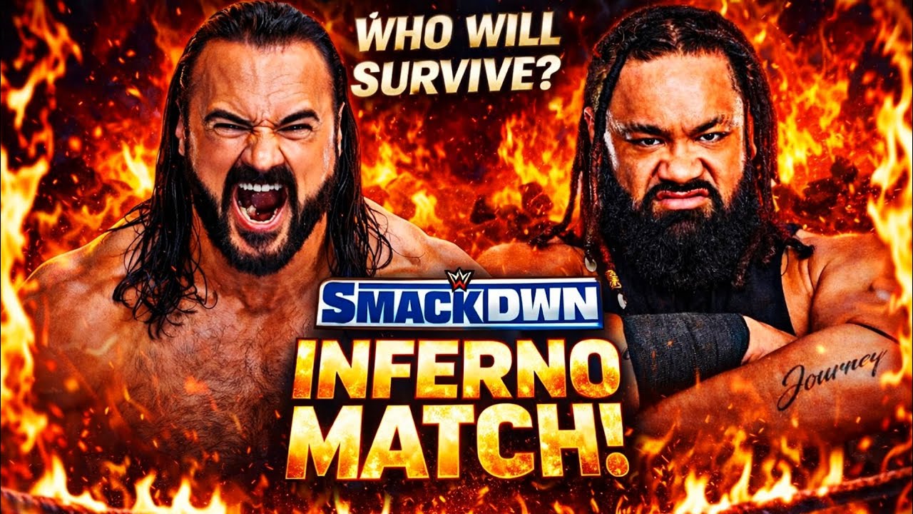 Дрю Макинтайр против Джейкоба Фату, WWE SmackDown 🔥 Inferno 🔥 - ПОЛНЫЙ МАТЧ