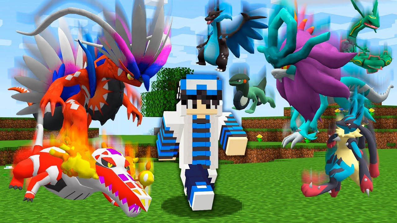 PIXELMON MAS CHOVE POKÉMONS NO MINECRAFT