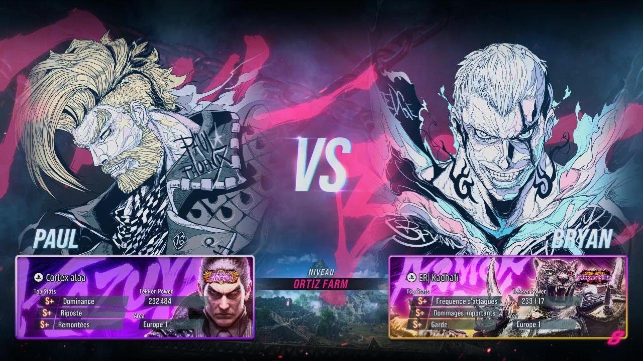 TEKKEN 8 (SEASON2) Cortex alaa (Paul) vs (Bryan) ER| Kadhafi Matches