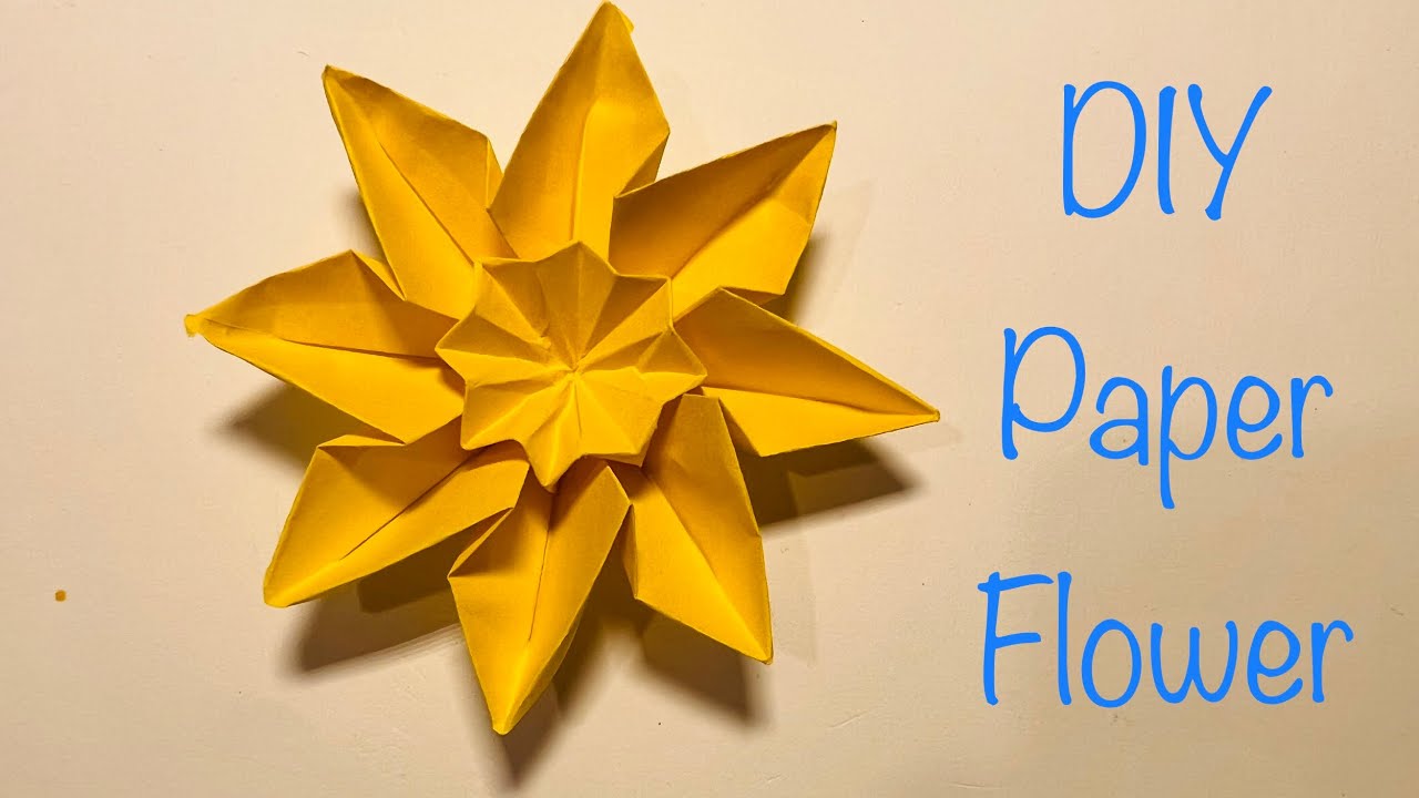 Easy origami flower 🌸