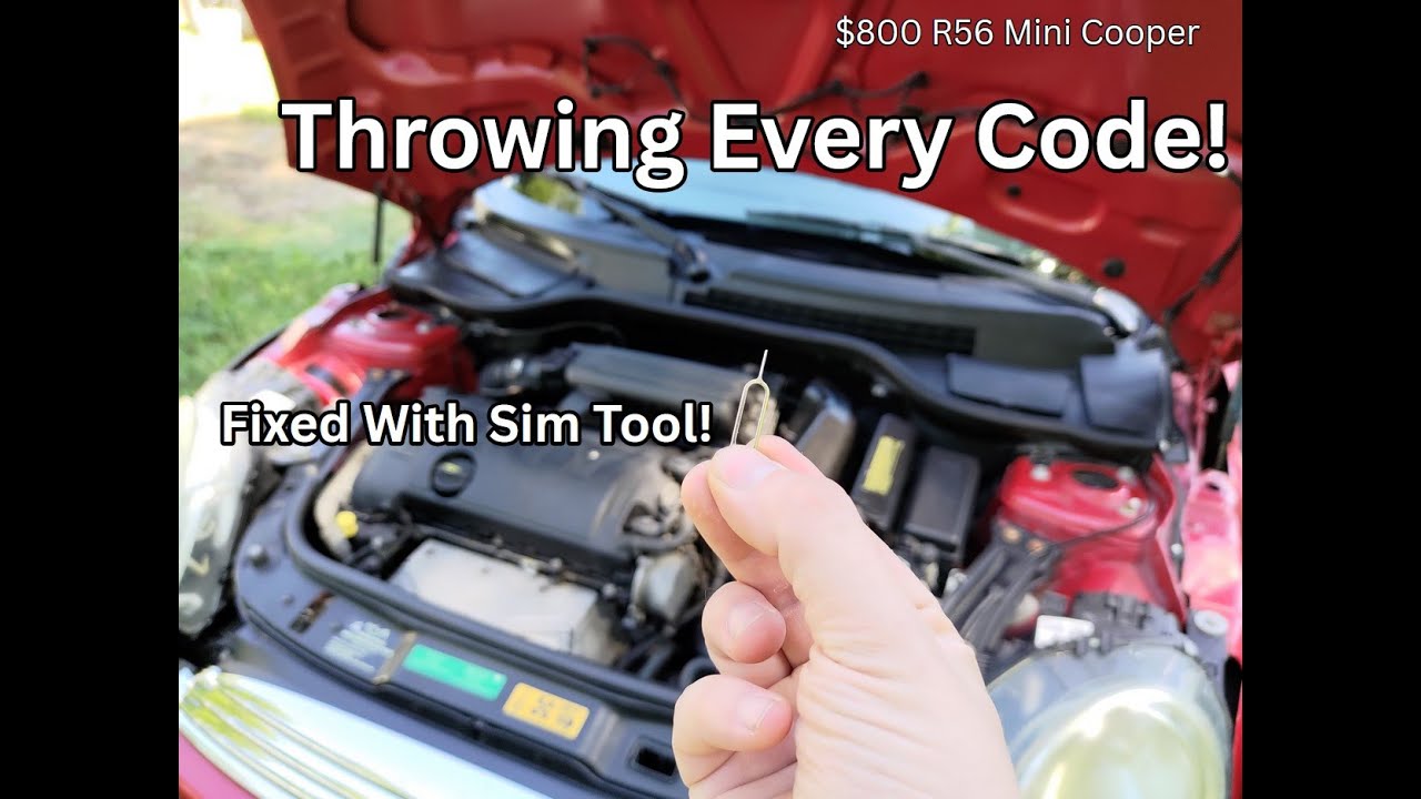 I Saved An R56 Mini Cooper From The Crusher With A Sim Card Tool!