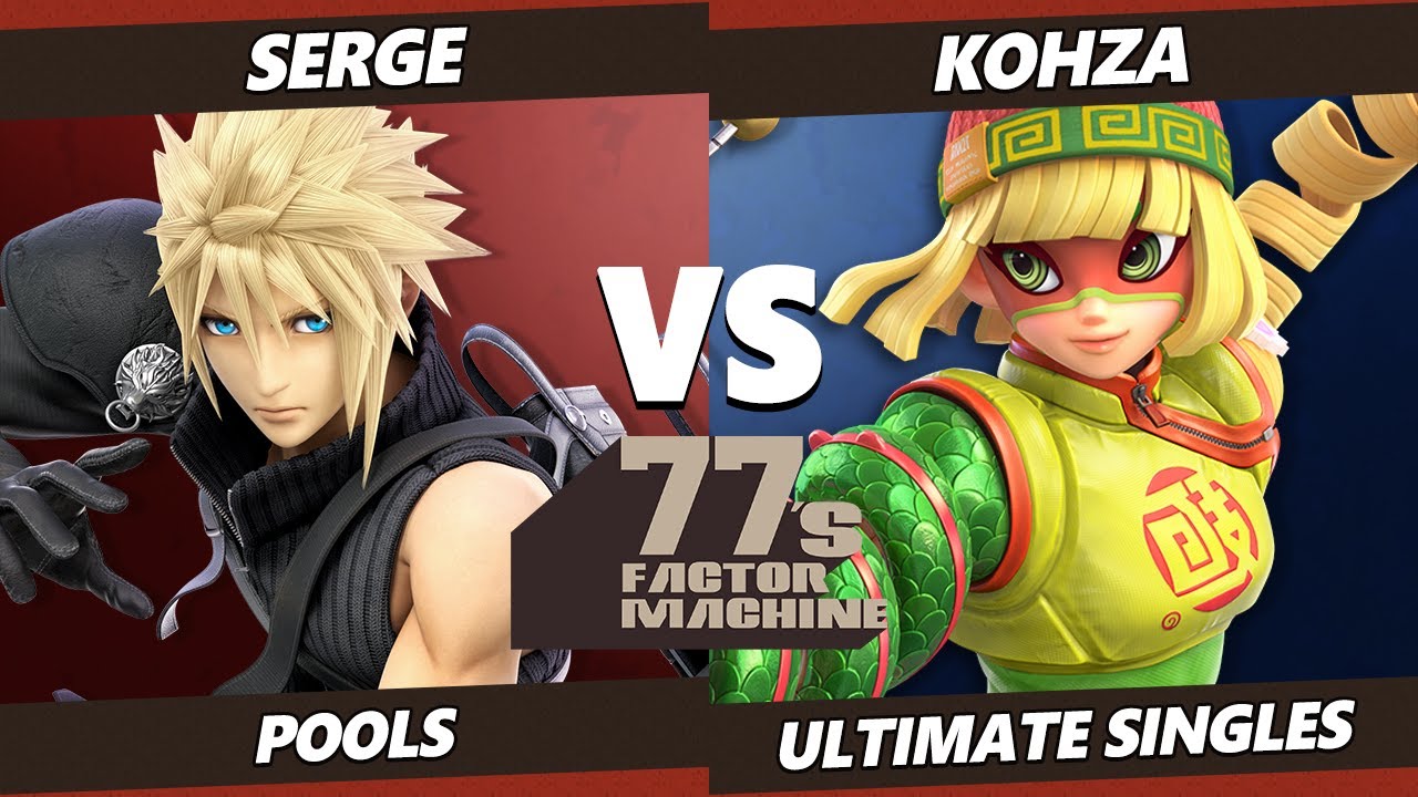 77s FM3 - Kohza (Olimar, Min Min) Vs. Serge (Cloud) SSBU Ultimate Tournament