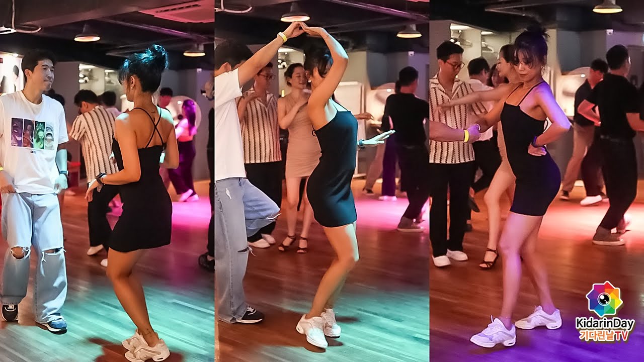 바차타 (가로풀버전) 멋진 파티드레스 강사 누나와 바차타 댄스 💛 루피 & 나디아 💚 #라틴댄스 #바차타 #살사 #파티 #댄스