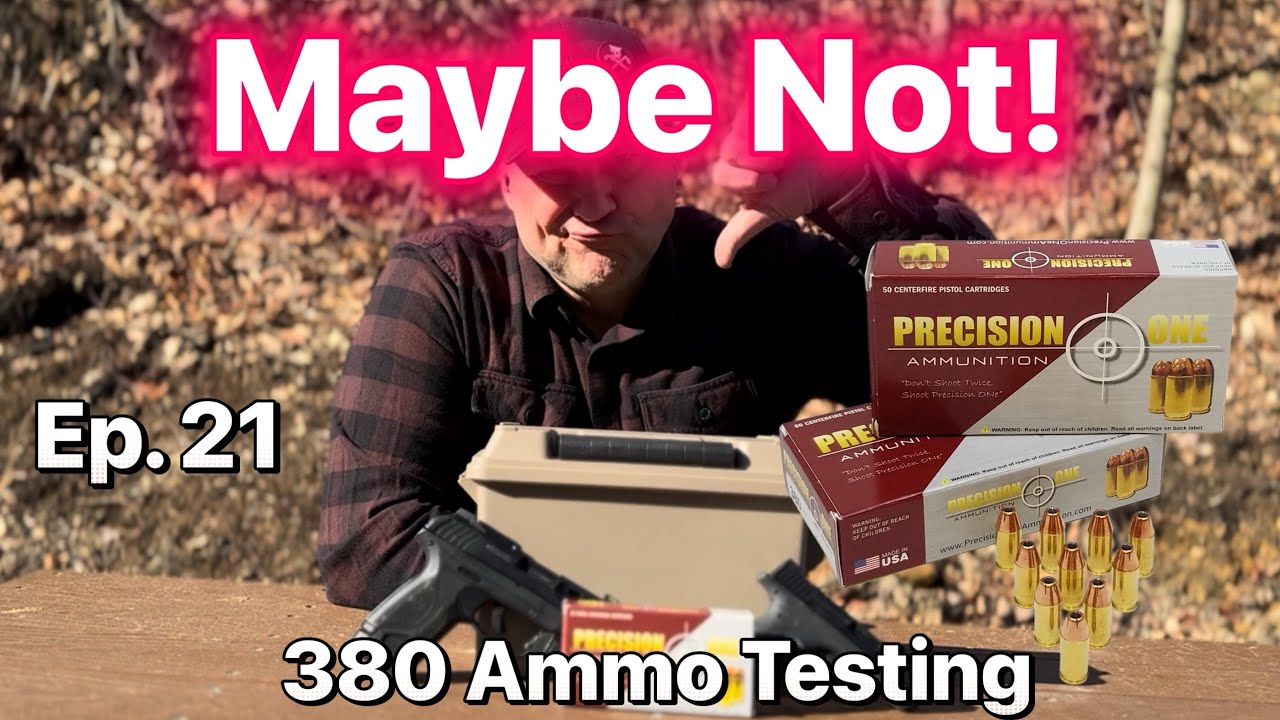 Эп. 21 Тестирование патронов S&W Bodyguard 2.0 380: 90 гран Precision One XTP