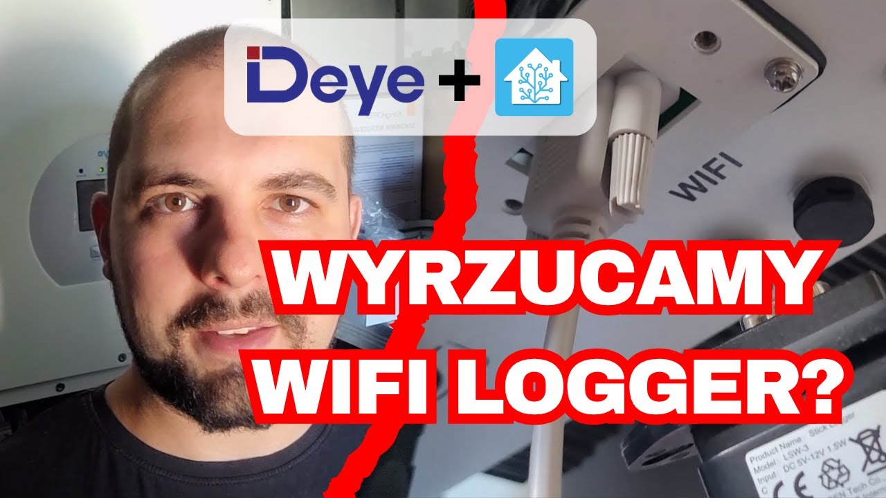 Wyrzucamy datalogger WiFi? 🛜😉 Jak połączyć Deye z HA przez RS232 ➕ Nowy falownik dla ESP32