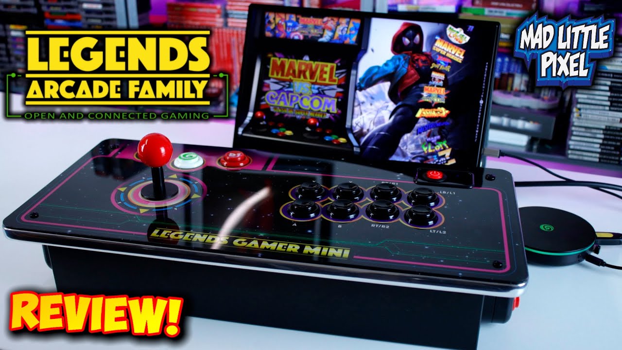 NEW AtGames Legends Gamer Mini REVIEW! Portable Arcade Gaming For $100!