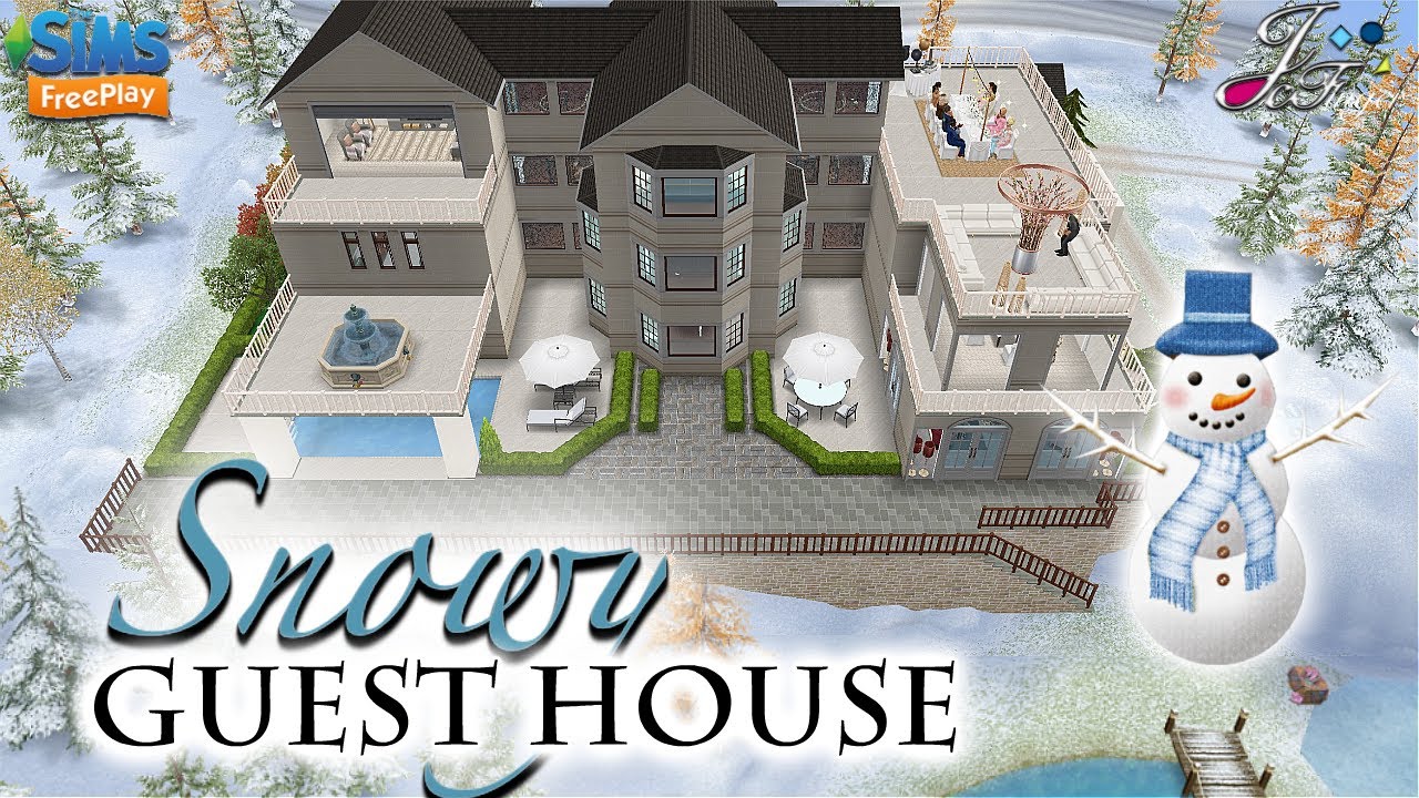 Sims FreePlay 🌫🏩| СНЕЖНЫЙ ГОСТЕВОЙ ДОМ |🏩🌫 Автор: Джой
