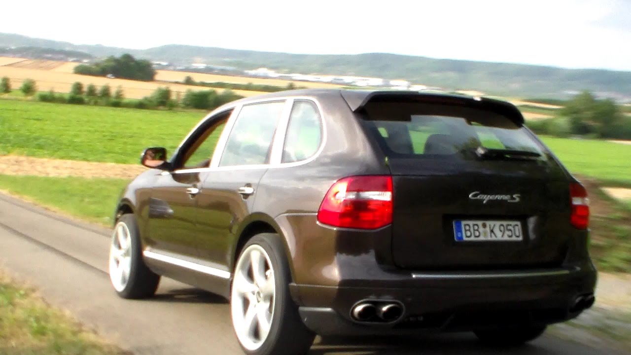 Porsche Cayenne S revs & lovely sound HD