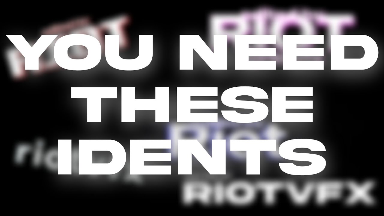 The ONLY DaVinci Resolve Idents you will ever NEED