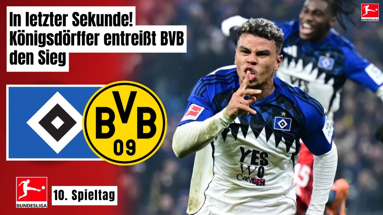 Hamburg - Borussia Dortmund &ndash; Highlights | Bundesliga 2025/26 hsv bvb