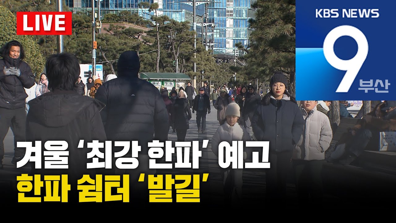 [LIVE] KBS 뉴스9 부산 - 2026.01.21(수)