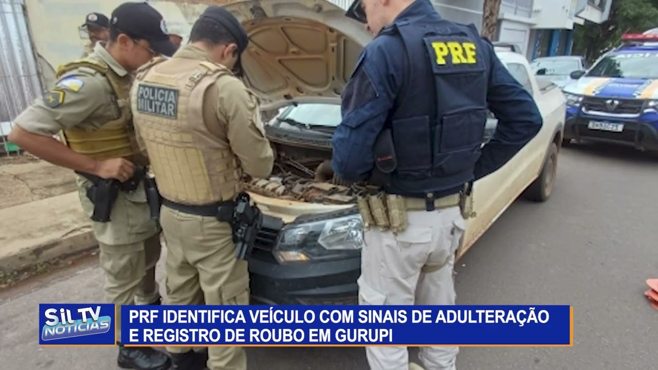 PRF identifica ve&iacute;culo com sinais de adultera&ccedil;&atilde;o e registro de roubo em Gurupi