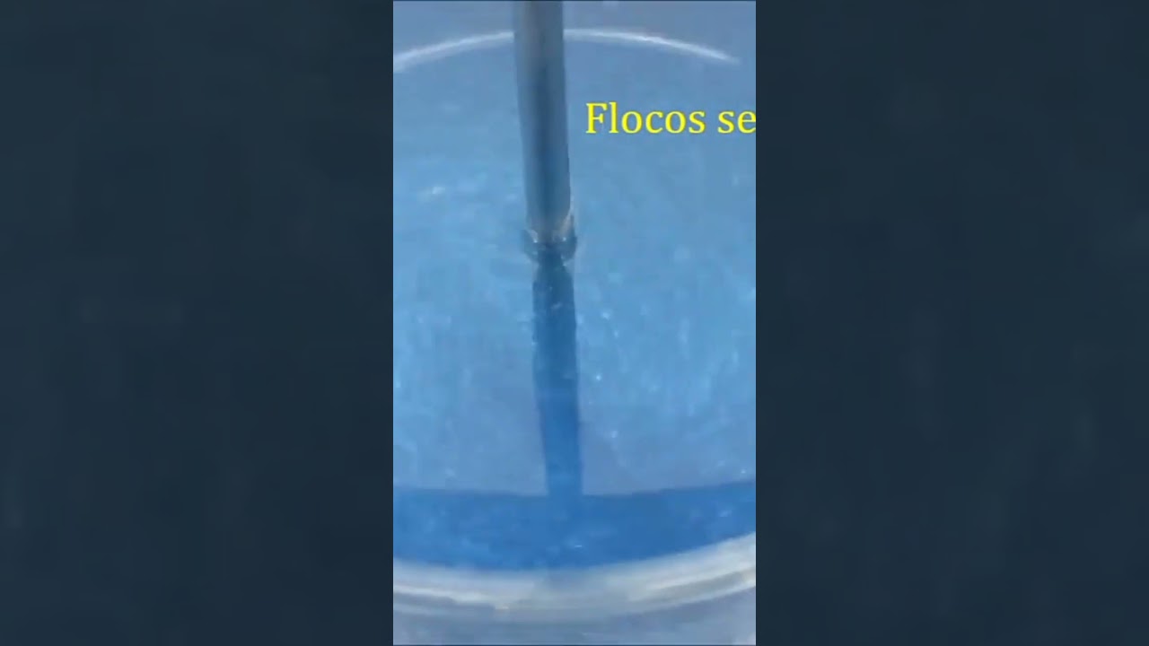 ensaio Jar test, para verificar a tratabilidade do Efluente #efluentes