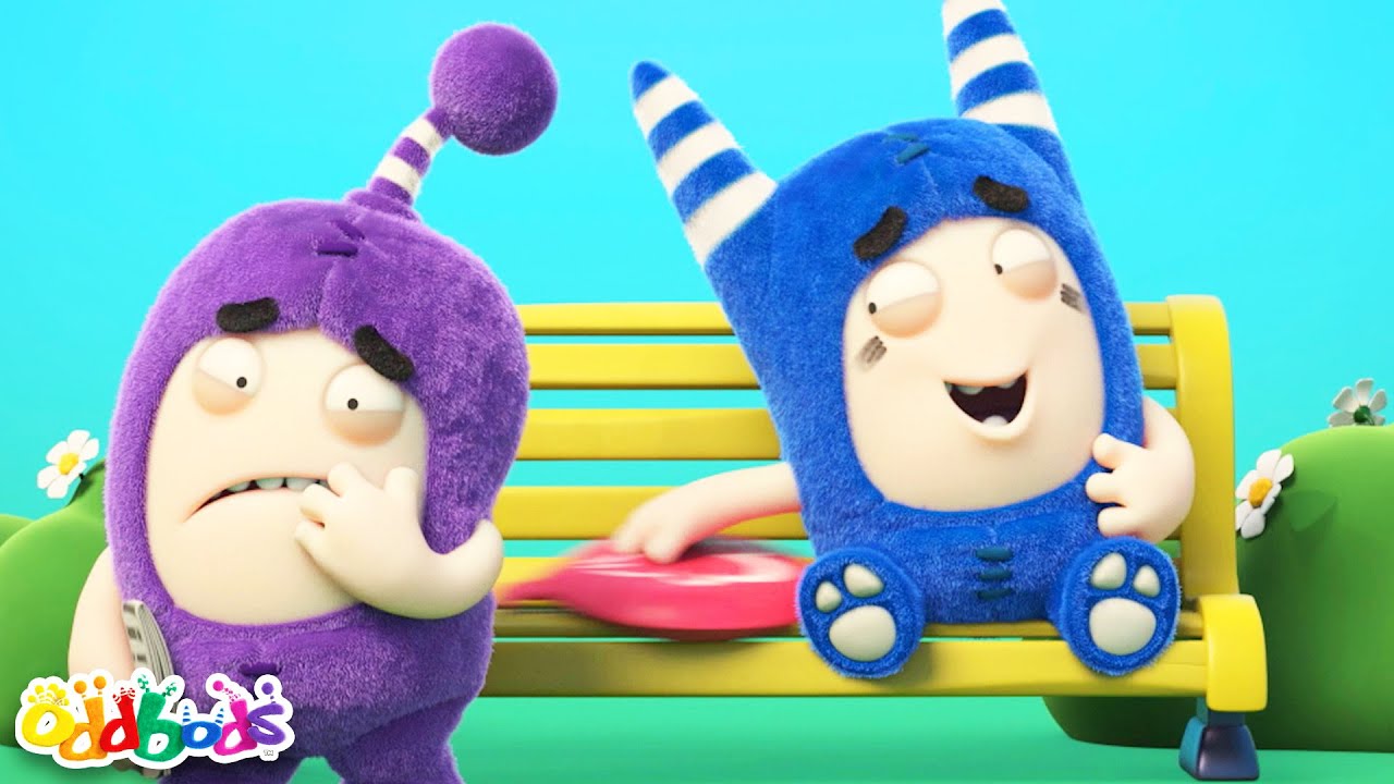 Pogos Lieblingsbank: Keiner darf sitzen!|  Oddbods Deutsch | Lustige Cartoons für Kinder