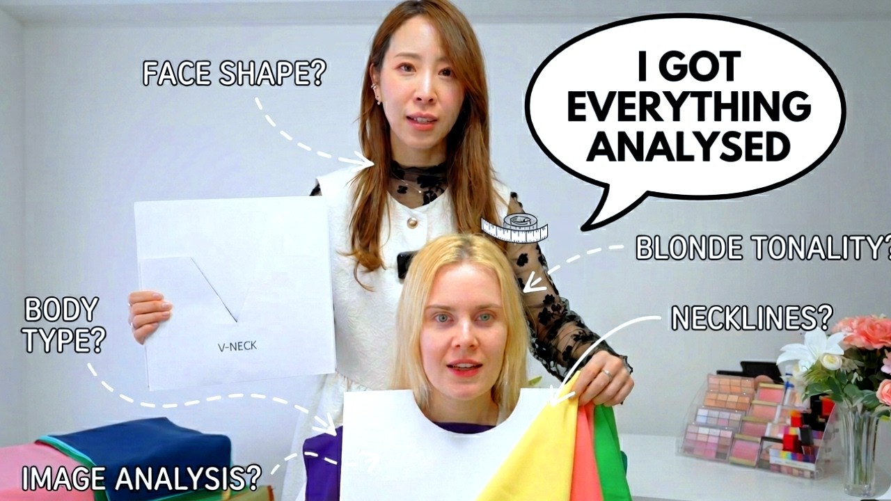 ASMR I got everything analysed in Tokyo - Colour Analysis, Body Type, Face shape