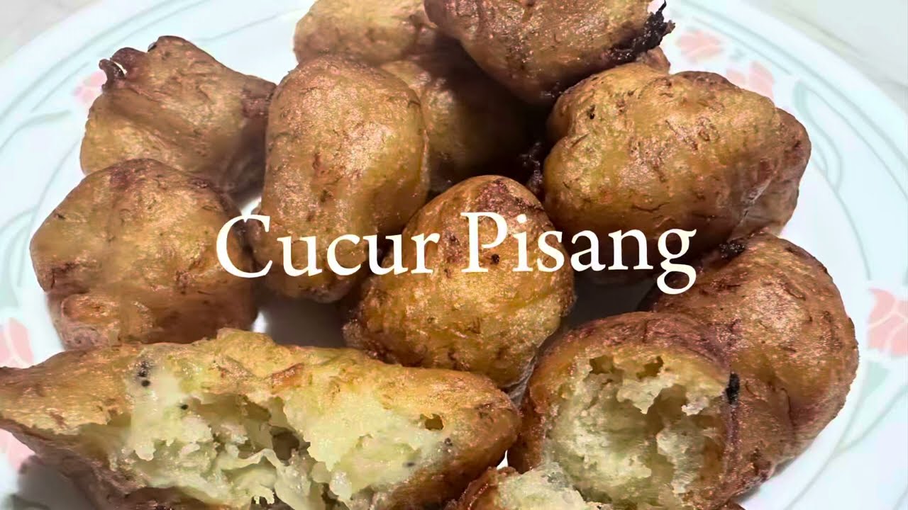 Cucur Pisang gebu dan  Sedap Untuk Haqim
