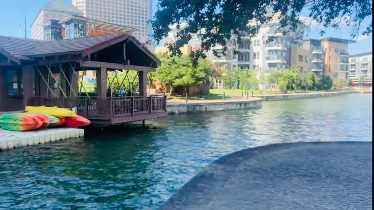 Gandola Mandalay Canal Walk at Las Colinas, Irving, Dallas Texas European style