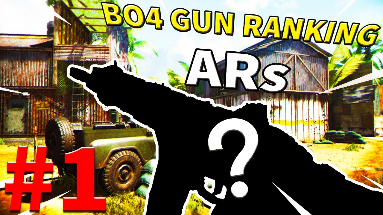 RANKING Black Ops 4 WEAPONS BEST TO WORST (COMMUNITY VOTES!) BASE ARs