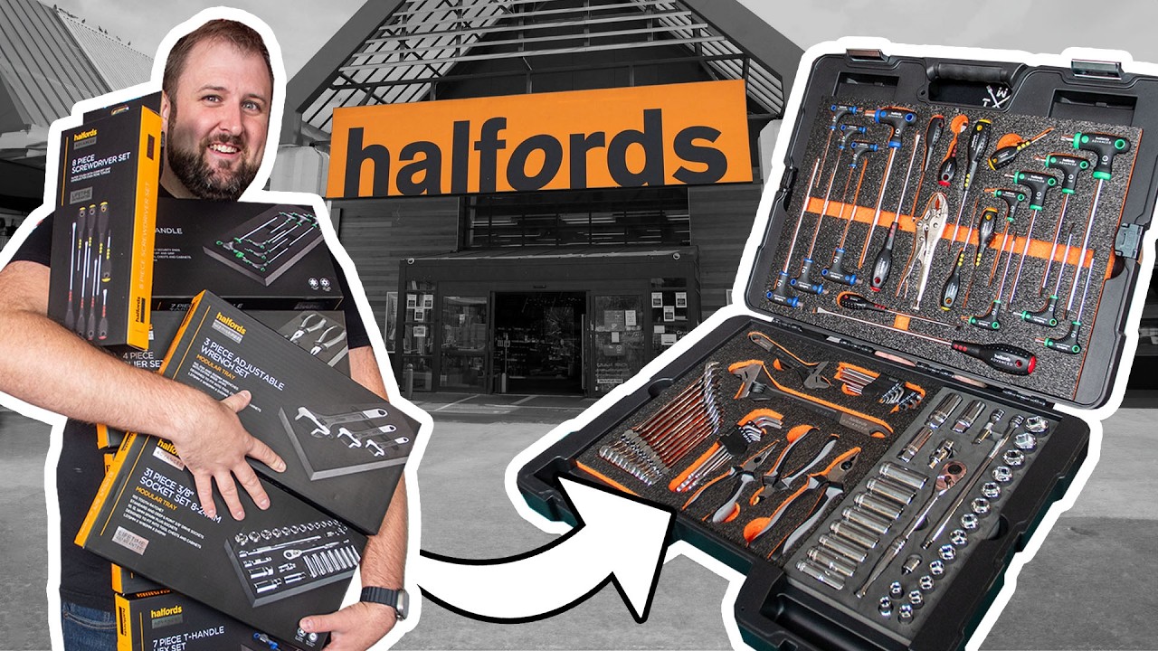 Я зашёл в Halfords и ПРЕОБРАЗОВАЛ их модульный ящик для инструментов с помощью Shadow Foam!