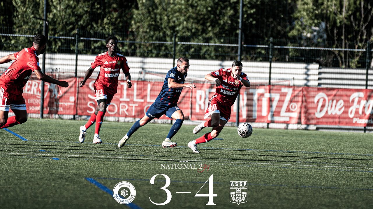 N2 - J4 / RC Grasse vs AS Saint-Priest / 3-4