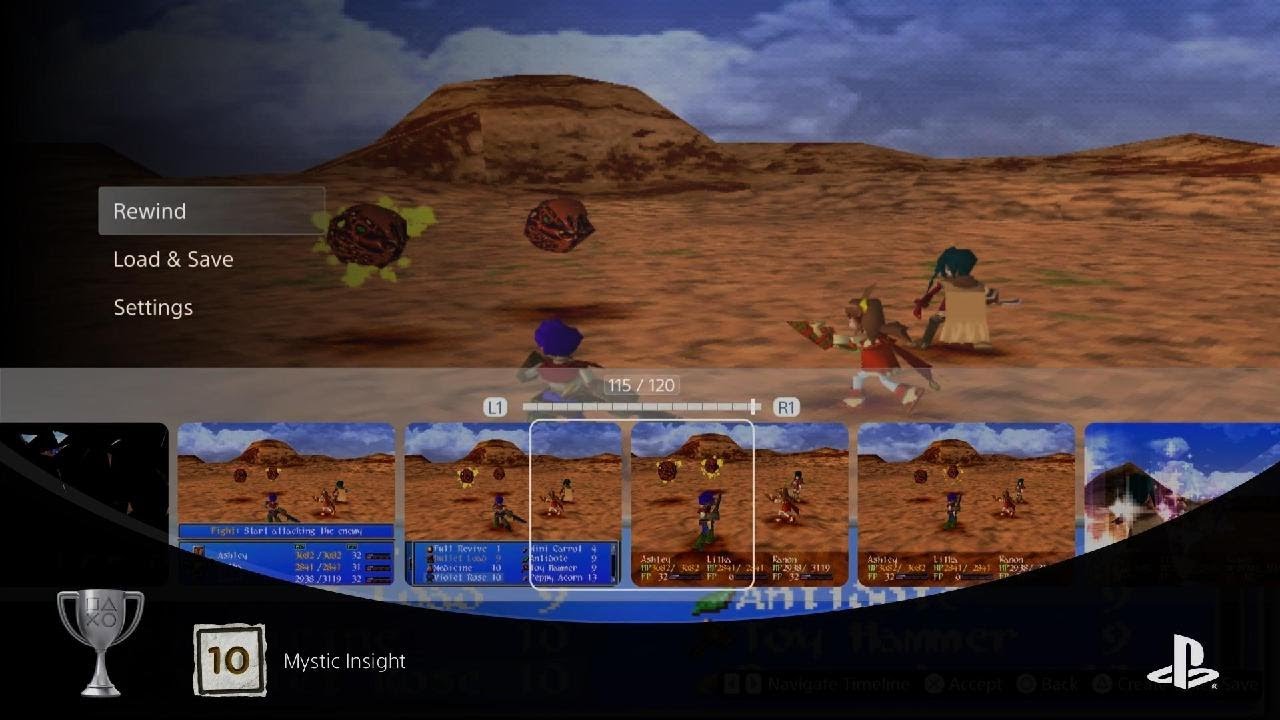 Mystic Insight Trophy- Wild Arms 2 (PS5)