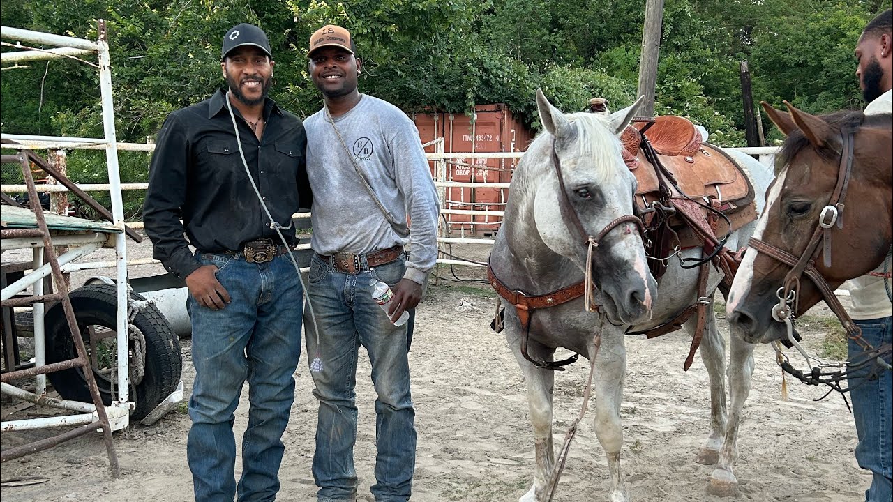 Dennis Chachere Vs Greg Gooden Jr Match Roping at PJ McWhorter Birthday Roping June 2025 at Bruno’s 