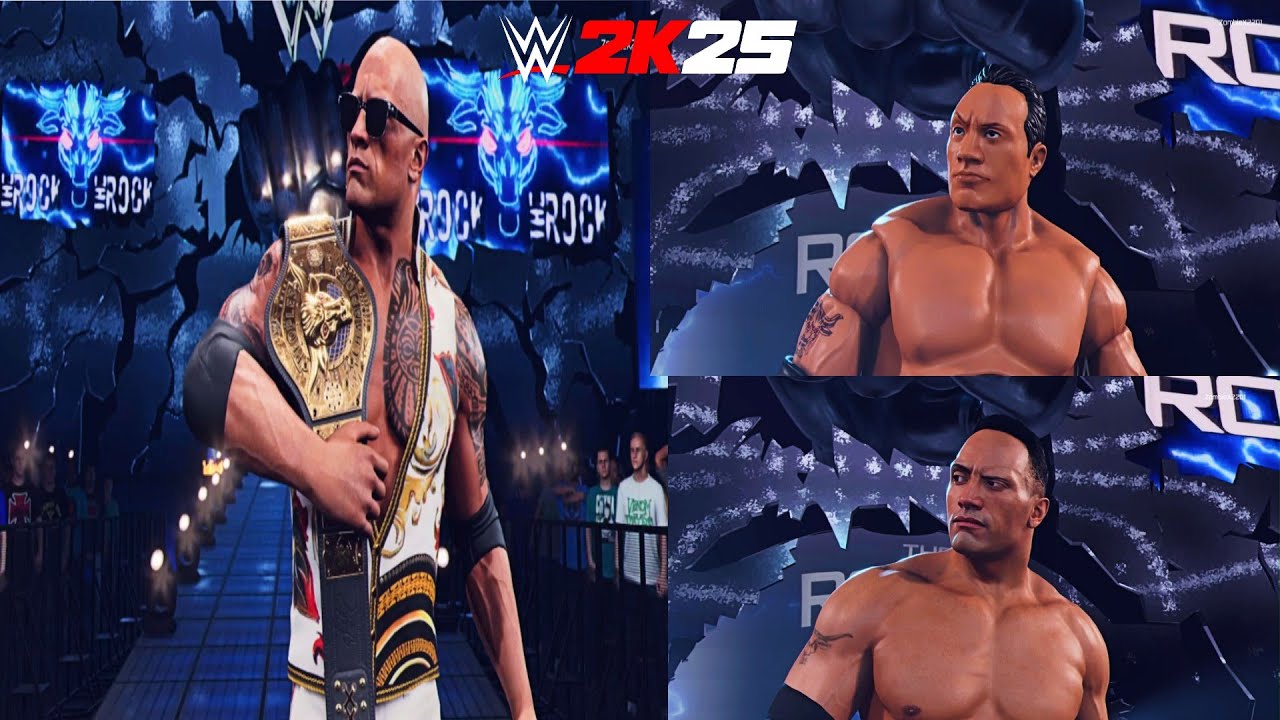 WWE 2K25 - THE ROCK - ENTRANCE - 4K