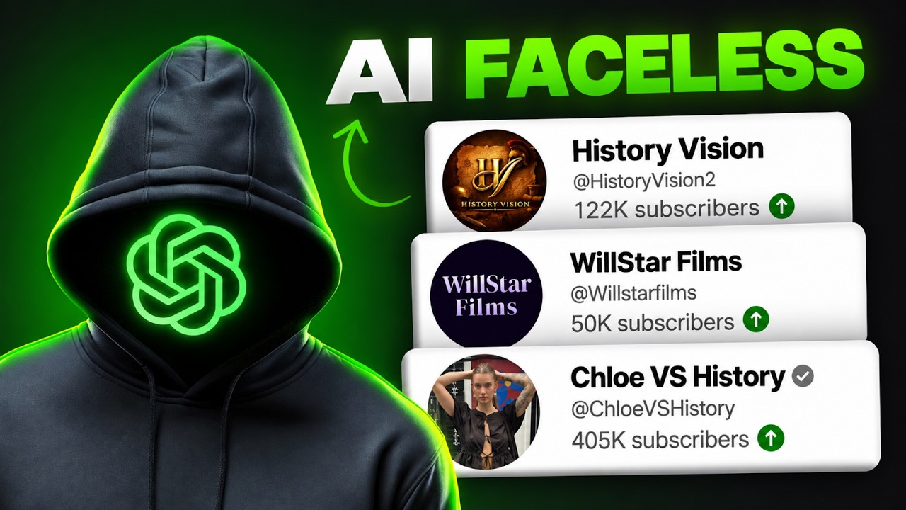 5 EASY AI Faceless YouTube Channel Ideas for 2026 ( Fast Monetization)